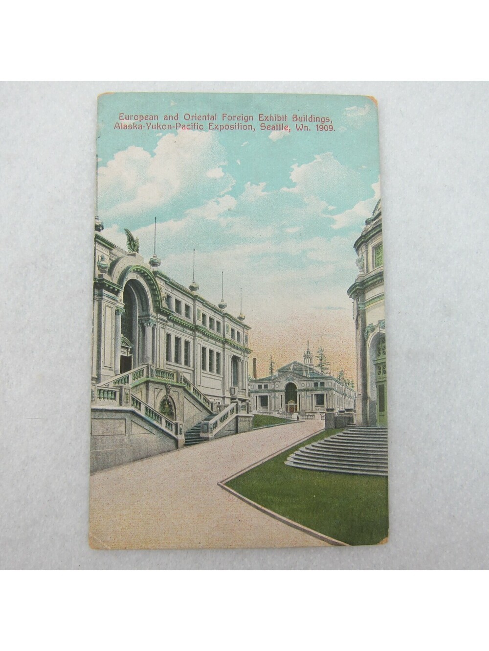 1909 Seattle Worlds Fair Postcard European & Oriental Foreign Buildings UNPOSTED